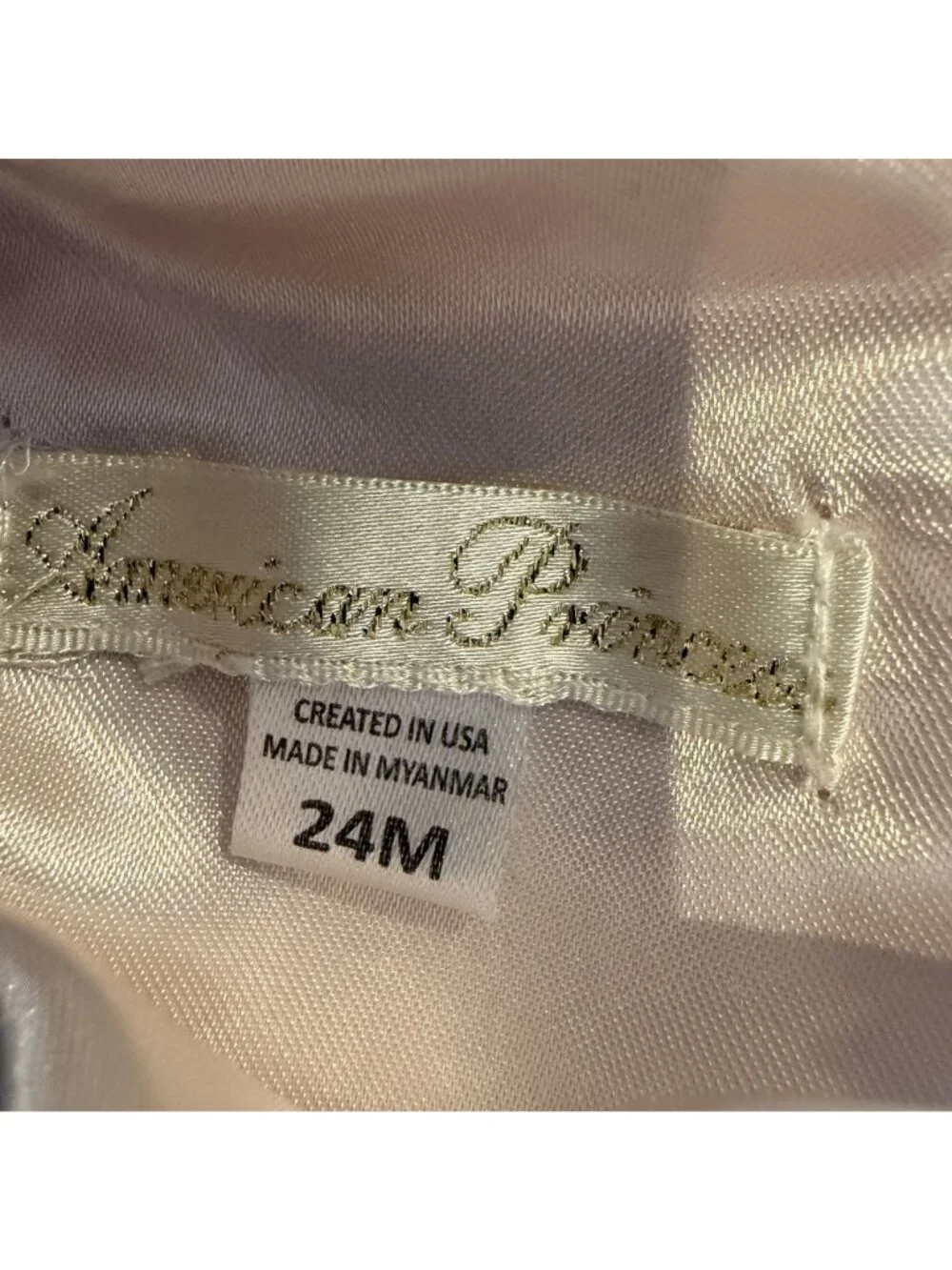 American Princess Pale Pink Dress Size 24 Months